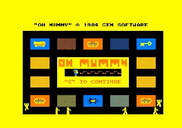Oh Mummy (S) (1984) screen shot title